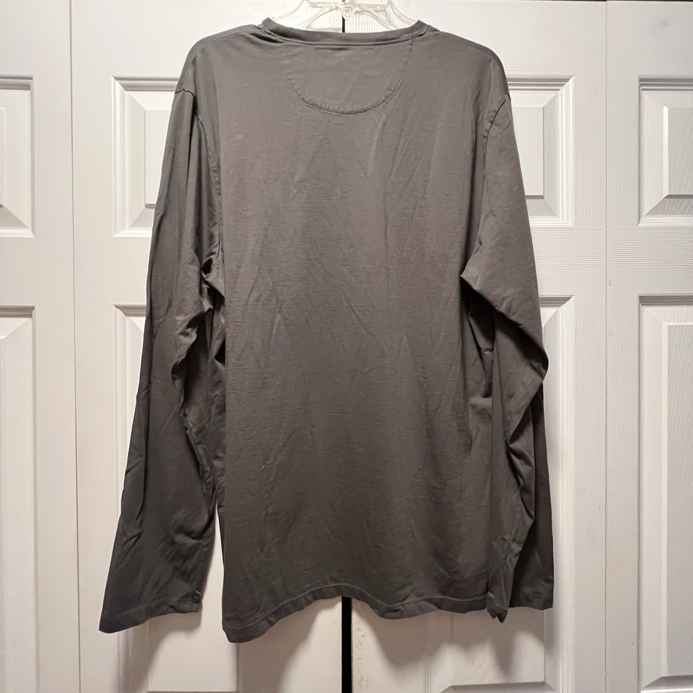 Crazy Shirts Wyland Gray Long Sleeve Great White Shark XL Pima Cotton Shirt - Picture 4 of 13
